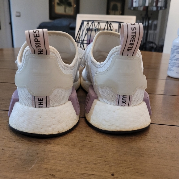 adidas NMD R1 Women Shoes BD8024 White Orchid ** Size 6.5 ** - Picture 6 of 9